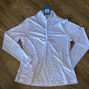 Columbia womens Omni/wick 1/4 zip golf pullover. NWT